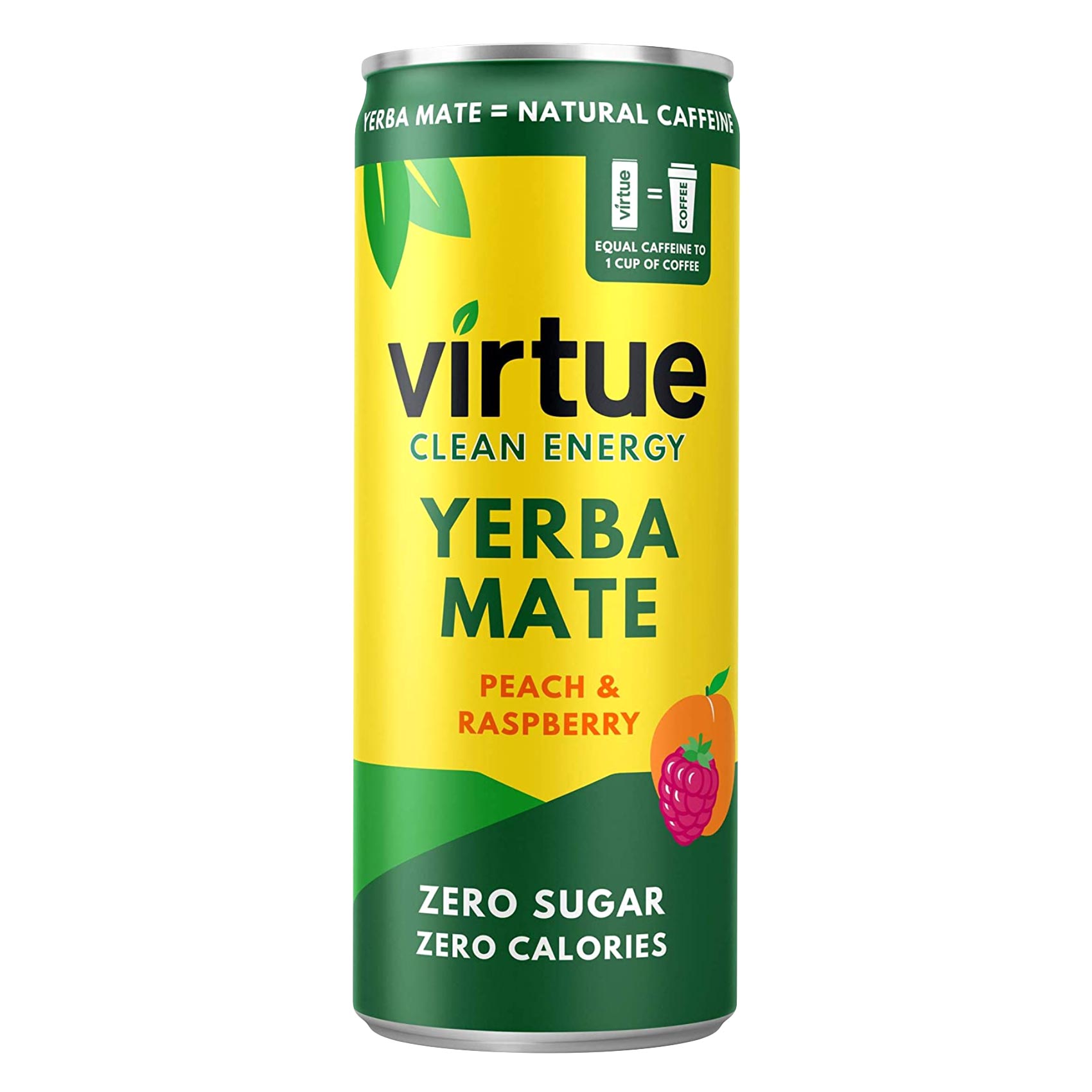 VIRTUE ENERGY DRINK P&amp;RASPBRY 250ML