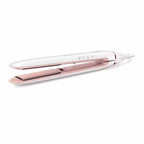 Philips - Hair Straightener - White/Rose Gold - HP8372/00