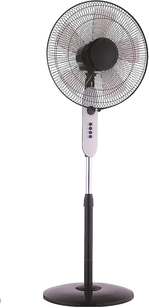 Impex Pf 7502 60W 1350RPM 3 Blade High Speed Pedestal Fan With 5 As Blade 3 Speed Selection Adjustable Height, Black