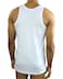 3 - Pieces Rayan Men Vest Undershirt Cotton 100% white 3XL