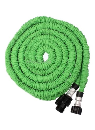 Generic Expandable Watering Hose With Spray Gun Green/Black 15meter