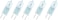 Osram Home Decorative High Quality and Durable Clear HALOGEN Light Bulb 64441-50W 12V GY6.35 (Pack of 5) - White