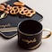 Luxury Gift Coffee Mugs Ceramic Matte Cup With Spoon Creative Hand-painted