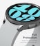 Ringke Samsung Galaxy Watch 6 40mm Case, Slim Series, Clear + Dark Chrome