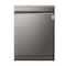 LG Quad Wash Steam Dishwasher Place Settings 14 Number Of Options 7 Color Silver Model - DFB425FP