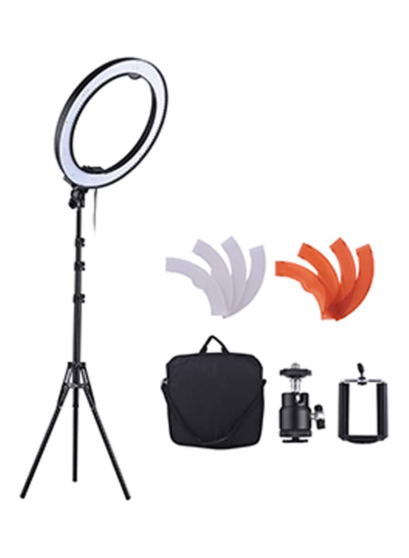 أندوير ANDOER Led Video Light Dimmable Photography Ring Fill Light 18 inch