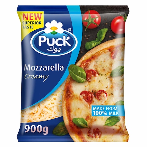 Puck Shredded Mozzarella Analogue Cheese 900g