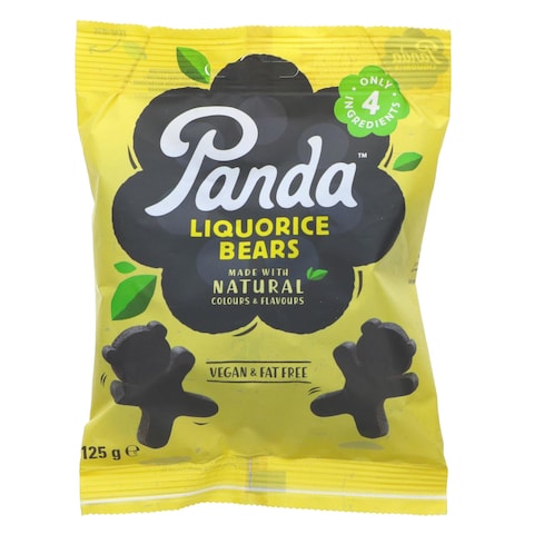 Panda Bear Shaped Liquorice Candy 125g