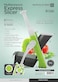 Royalford Multipurpose Express Slicer- Rf11366 Perfect For Slicing And Chopping, Slicing Or Dicing Vegetables And Fruits, Adjustable Thickness Green