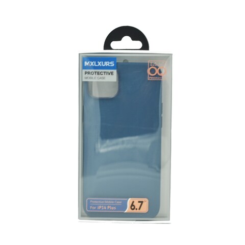 Silicone Case Iphone 14 Plus Storm Blue