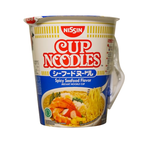 Nissin Spicy Seafood Flavour Instant Cup Noodles 75g