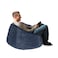 In House Kempes Fur Bean Bag Chair - Medium - Blue