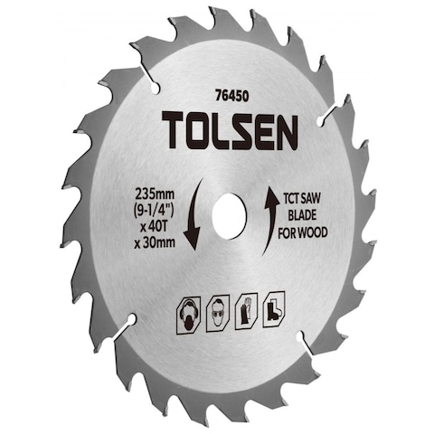 Tolsen Circular Saw Blade, 76460, 254x30MM, 40Teeth