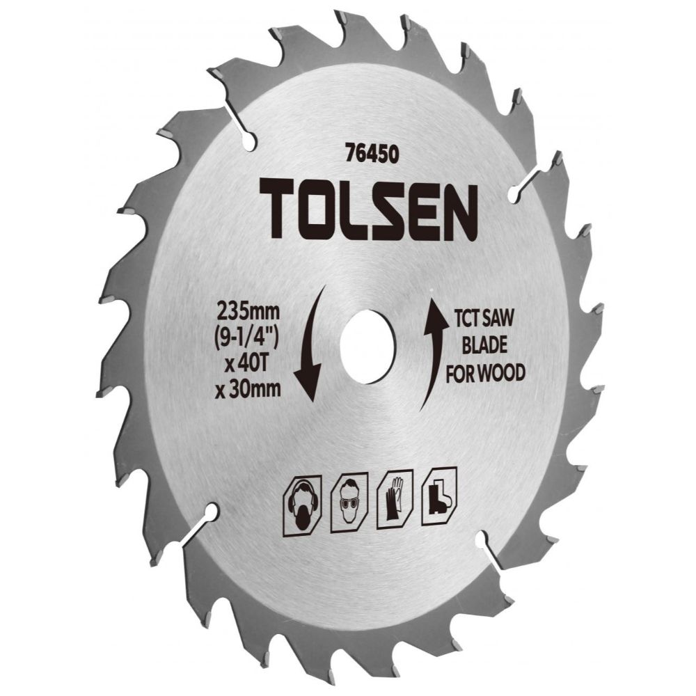 Tolsen Circular Saw Blade, 76460, 254x30MM, 40Teeth