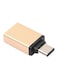 Generic USB 3.1 Type-C To USB 3.0 Otg Adapter, Gold