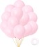 Party Time 20-Pieces 10" Pink Pastel Balloons, Macaron Balloons, Latex Balloons For Baby Shower, Bridal Shower, Valentine's Day, Wedding &amp; Birthday Party Decoration, Pastel Color Themed Party Supplies