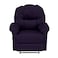 In House Velvet Classic Recliner Chair - Dark Purple - NZ100