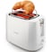 Philips Daily Collection Toaster HD2581/01, 900 W, White, 8 Browning Settings