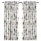 Room Darkening Curtains 1 Pair Light Beige Flowers 145X300 Cm