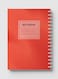 Lowha Spiral Notebook With 60 Sheets And Hard Paper Covers With Minimalist Gradient Design, For Jotting Notes And Reminders, For Work, University, School