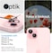 Spigen GLAStR EZ-Fit Optik PRO Camera Lens Screen Protector [2 PACK] for iPhone 15 Plus and iPhone 15   iPhone 14 Plus/iPhone 14 - Pink