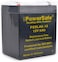 CanvasGT Power Safe Sealed Lead Acid Battery 12V-5Ah PSSLA 5 -12V Rechargeable Battery