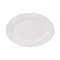 Milton Ceramic White Oval Platter 14&quot;