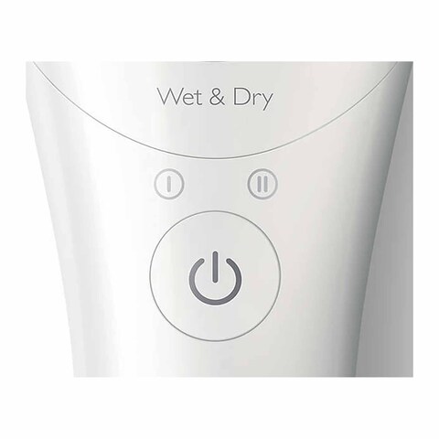 Philips Satinelle Advanced Wet &amp; Dry Epilator - White - BRE632/00