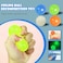 Stress Relief Balls Sticky Ball, Glow in The Dark Ceiling Balls,Stick to The Wall and Slowly Fall Off, Figit Toys, Sensory Toys, Stress Toys, Gifts for Adults and Kids(4PC - 4.5CM)