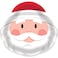 Creative Converting-Santa Plastic Serving Tray 14in 1pcs< >Multicolor< >< >Any Ages< >