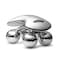 Generic-Silver Portable 3D Roller Massager 360 Rotate Skin Care Pain Relief Manual Face Body Shaping Relaxation Wrinkle Remover Facial Massager Tool