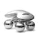 Generic-Silver Portable 3D Roller Massager 360 Rotate Skin Care Pain Relief Manual Face Body Shaping Relaxation Wrinkle Remover Facial Massager Tool