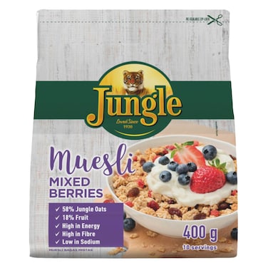Jungle Mixed Berries Muesli Cereal 400g