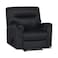 In House Velvet Classic Recliner Chair - Dark Grey - AB01