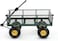 Egardenkart&reg; Heavy Duty Trolley Cart - 360 KG, Garden Cart with Adjustable Handle and Removable Sides   Metal, Foldable Garden Trolley for Garden Outdoor, Sports, Camping, Picnic (Metal, Green)