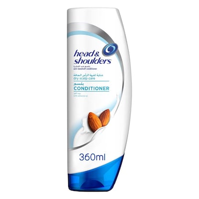 Head & Shoulders Dry Scalp Care Conditioner With Almond Oil White 360ml