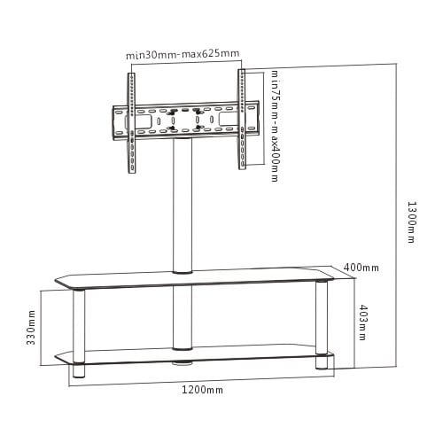 skilltech Skilltech Tv Floor Stand