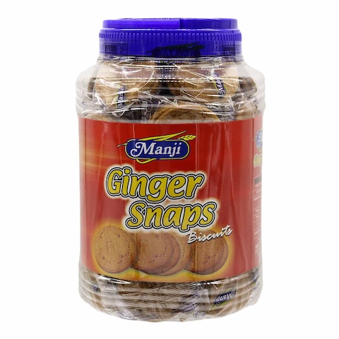 Manji Ginger Snaps Biscuits Jar 1kg