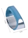 Generic Stainless Steel Garlic Press Crusher Dark Blue/Silver 11X5cm
