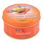 Buy Yc soap papaya tin box 100 g in Saudi Arabia