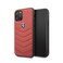 Ferrari - Apple iPhone 11 Pro Hard Case, Leather Heritage Quilted Compatible for iPhone 11 Pro and support Wireless Charging, Easy Access to All Ports, CG Mobile Officially Licensed- Red