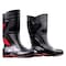 Umoja Biker Rubber Shoes Black/Red