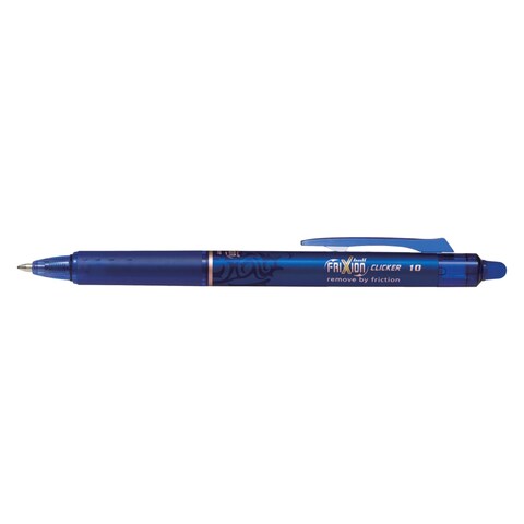 Pilot Frixion Rollerball Clicker Ball Pen Blue 1mm