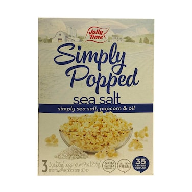 Jolly Time Simply Pop Sea Salt 255gr