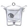 Premier Soup Warmer With Spoon And Lid Clear And Silver 4L