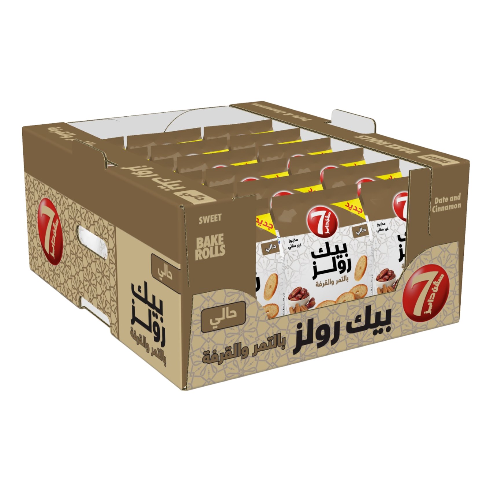 Buy 7Days Sweet Bake Rolls Date And Cinnamon 60g Pack of 18 Online ...