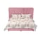 In House Geneva Velvet Bed Frame - Single - 200x120 cm - White