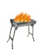 Biki Bbq Portable Barbecue Grill With Stand Silver 60X48X34Cm