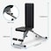 ULTIMAX Adjustable Utility Weight Bench Foldable bench for Home Gym, Weightlifting and Strength Training-Black