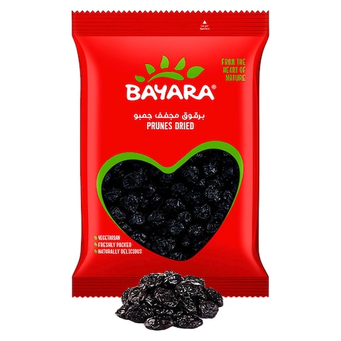 Buy Bayara Prunes Dried Jumbo 200g in UAE